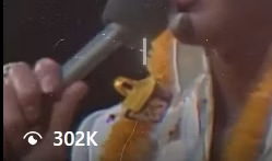 Isha Chopra content example featuring a microphone